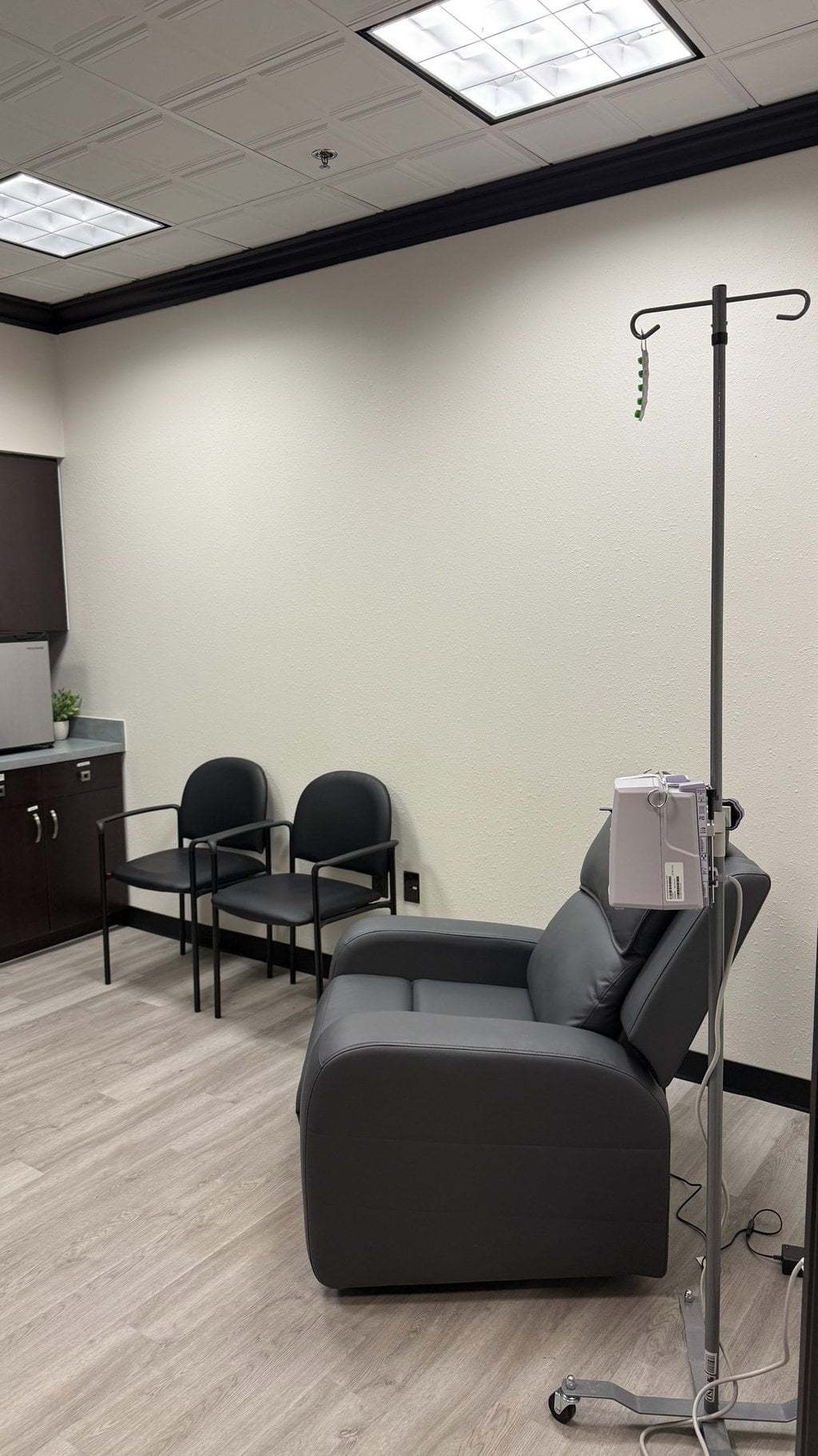 Private infusion suite at Charis Neurology for neurological therapies in Lake Mary, FL