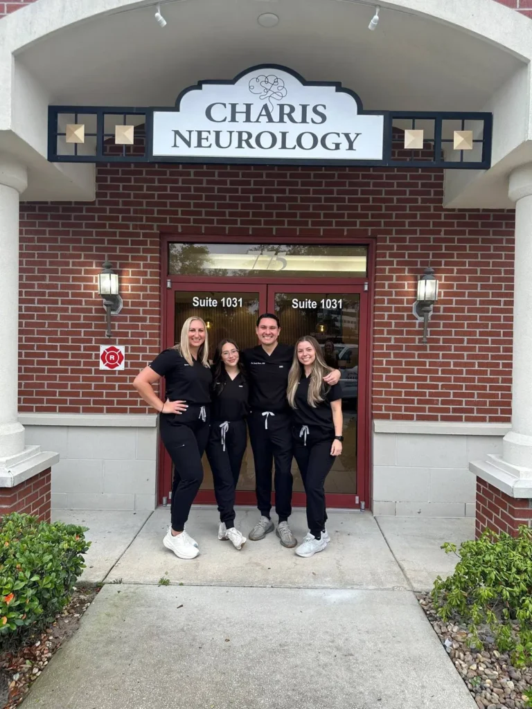 The Charis Neurology care team outside the Lake Mary clinic